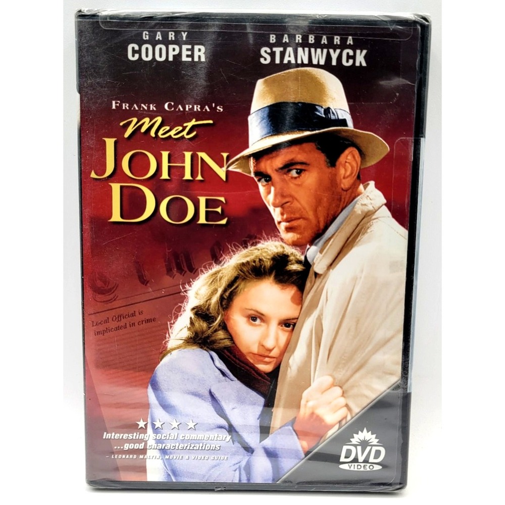 Meet John Doe (1941 /2003 DVD)  GARY COOP Ovation Home Video  FACTORY SEALED NEW